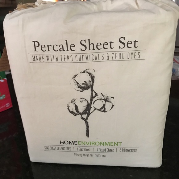 Home Environment Other - Organic Percale sheets King set Home Environment Home Environment Other - Organic Percale sheets King set Home Environment